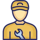 Free Mechanic Plumber Repairman Icon