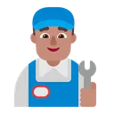 Free Mechanic Flat Medium Icon