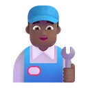Free Mechanic Color Medium Dark Icon