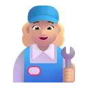 Free Mechanic Color Medium Light Icon