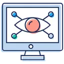 Free Mechanical Eye Cyber Eye Cyber Security Concept Icon