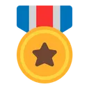 Free Medal Flat Icon