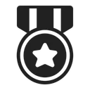 Free Medal High Contrast Icon