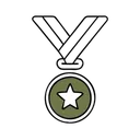 Free Medalha Honra Militar Icon