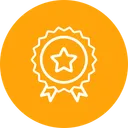 Free Medalha Premio Estrela Icon