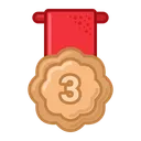 Free Bronce Medalla Premio Icon