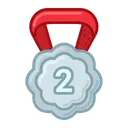 Free Plata Medalla Premio Icon