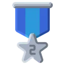 Free Medalla estrella de plata  Icon