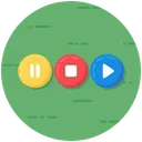 Free Pause Stop Play Icon