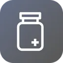 Free Medical Bottle Plus Icon