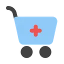 Free Medical Cart Shopping Cart Drugstore 아이콘