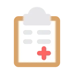 Free Medical Clipboard  Icon
