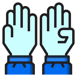 Free Medical Gloves  Icon