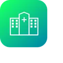 Free Medical Hospital Building Icon