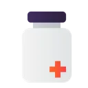 Free Medical Bottle Plus Icon