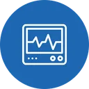 Free Medical Cardiogram Health Icon