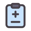 Free Medical Report Medical Checkup Medical History Icon