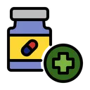 Free Bottle Health Pharmacy Icon