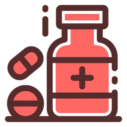 Free Medicine Bottle  Icon