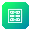 Free Medicine Travel Tablet Icon