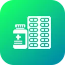 Free Medicine Travel Tablet Icon