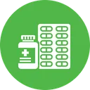 Free Medicine Travel Tablet Icon