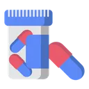 Free Medicine Jar Capsule Drug Icon