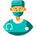 Free Avatar Medico Linha De Frente Ícone