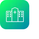 Free Medico Hospital Edificio Icono
