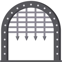 Free Medieval gate  Icon