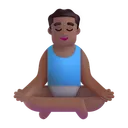Free In Lotus Position Icon