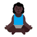 Free In Lotus Position Icon