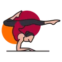 Free Meditation Yoga Health Icon
