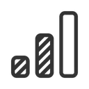 Free Medium Bars Bar Chart Bar Graph Icon