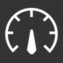 Free Medium Level Speedometer Medium Performance Icon