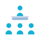 Free Meeting Conference Speech Icon