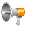 Free Megaphone Announcement Branding Icon