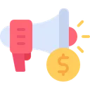 Free Megaphone Profit Marketing Icon