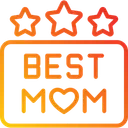 Free Mejor calificación de mamá  Icono