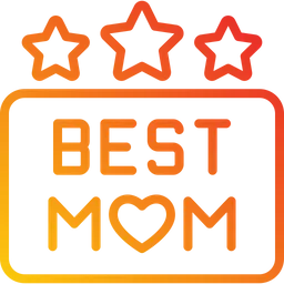 Free Mejor calificación de mamá  Icono