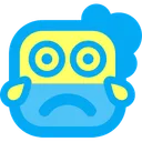 Free Melancholic Cream Emoji Icon