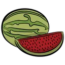 Free Fatia De Melancia Melancia Fruta Icon