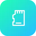 Free Memorycard Sdcard Storage Icon