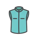 Free Mens Sleeveless Jacket Icon