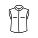 Free Mens Sleeveless Jacket Icon