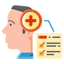 Free Mental Health Brain Checkup Brain Efficiency Icon