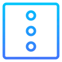 Free Menu De Navegacion Vertical Icono