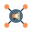 Free Marketing Viral Marketing Publicidad Icono