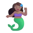 Free Merpeople Color Medium Icon