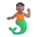 Free Merpeople Color Medium Icon